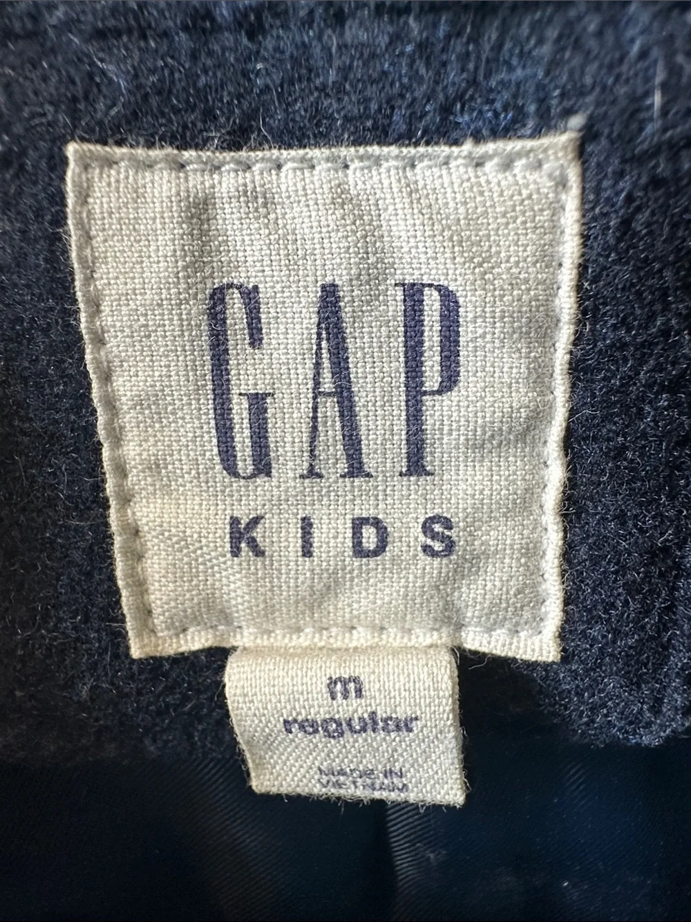 GAP Kids Dark Navy Double-Breasted Peacoat